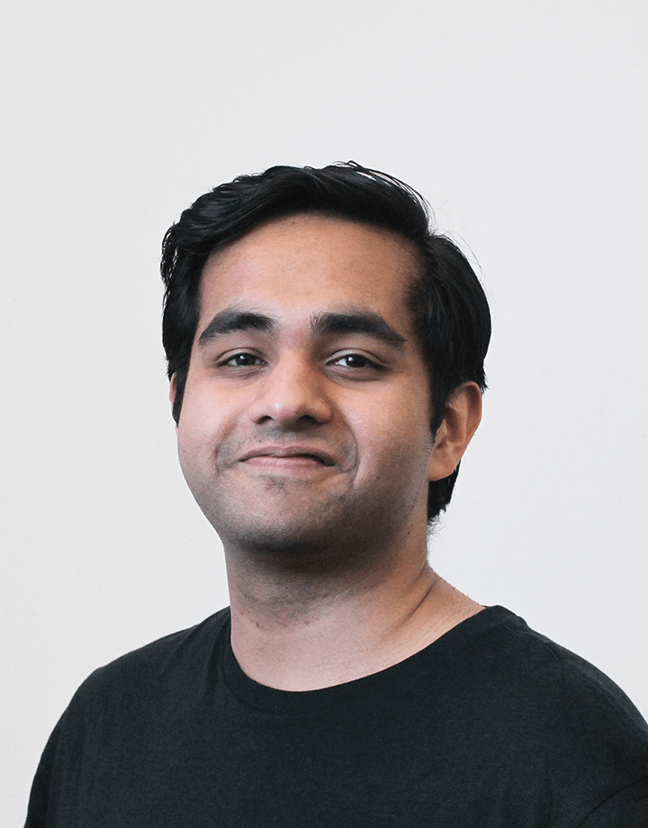 A portrait of Agni Murthy, a product designer.